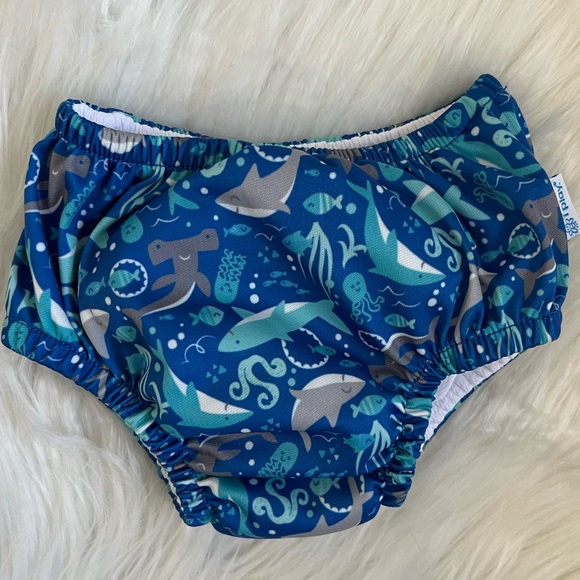 i play. Other - iPlay Baby Boy’s Little Shark Swim Diaper Cover SZ 12m 💙🦈